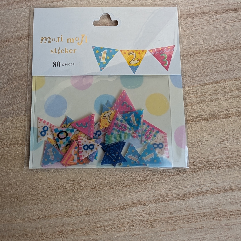 Number Sticker Set - Multicolor New